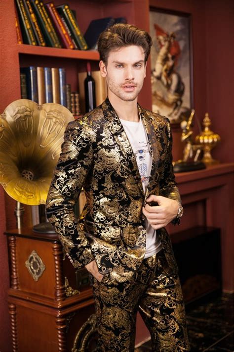 what r fitures of versace men's suit|Versace men's wedding suits.